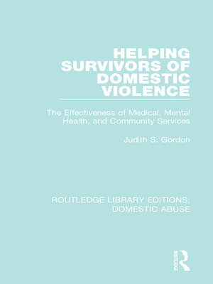 cover image of Helping Survivors of Domestic Violence